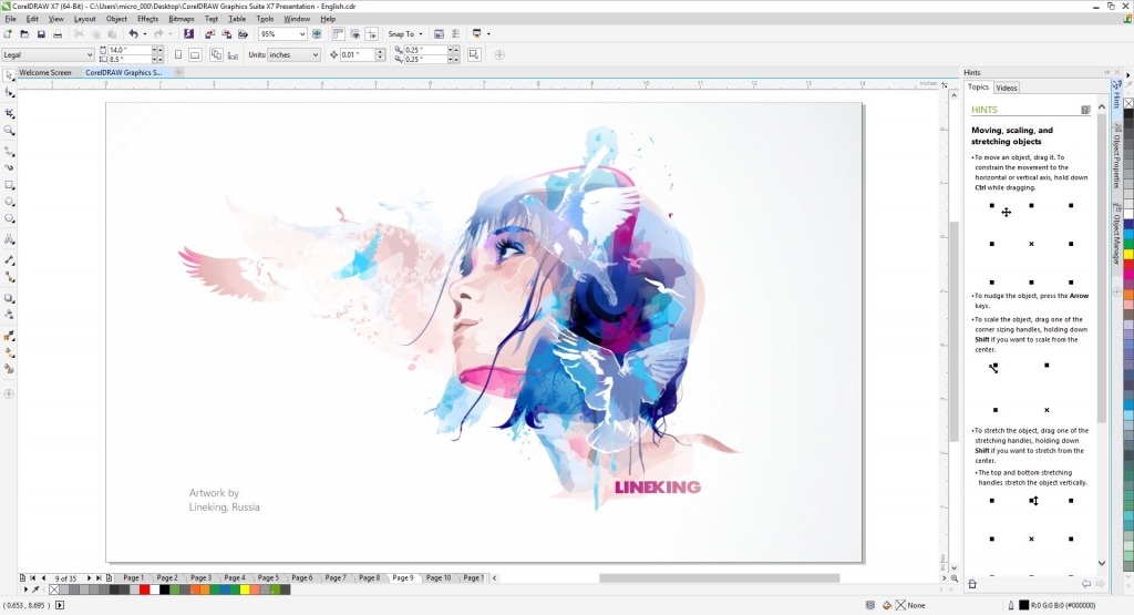  How to use Corel Draw graphics suite x7 
