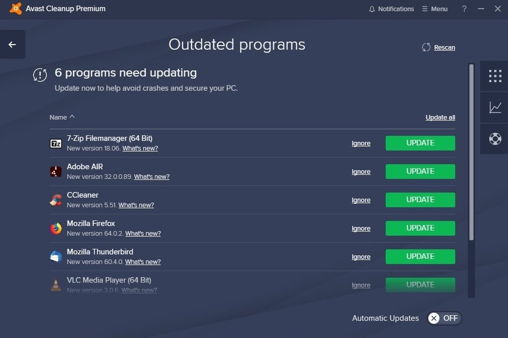 Avast Cleanup Premium System Requirements
