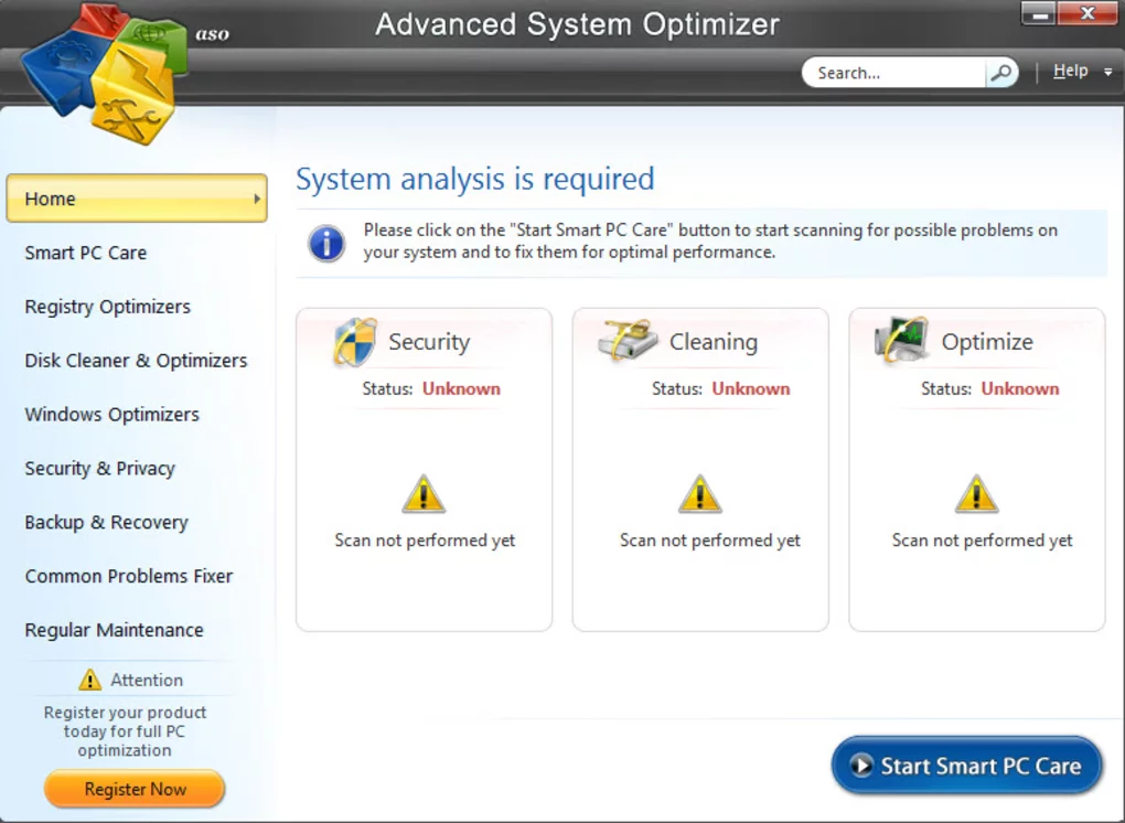 What are Advanced System Optimizer key features?